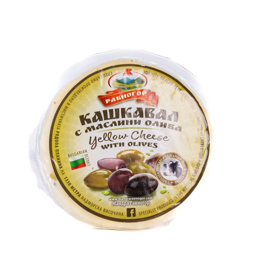  Кашкавал с маслини Равногор 220 гр.