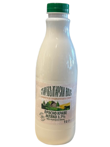  Прясно краве мляко Старобългарско 1л
